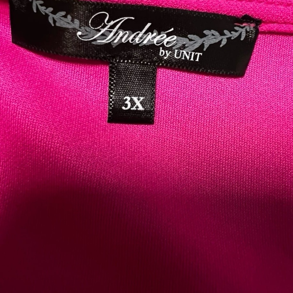 Andree by Unit pink dress 3X - Picture 2 of 4